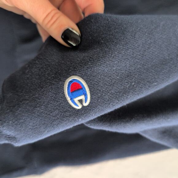 Vintage Champion Reverse Weave Crewneck Navy Men's XL - Picture 5 of 9